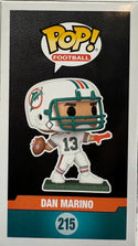 Dan Marino Autographed Funko Pop 215 Beckett Witness