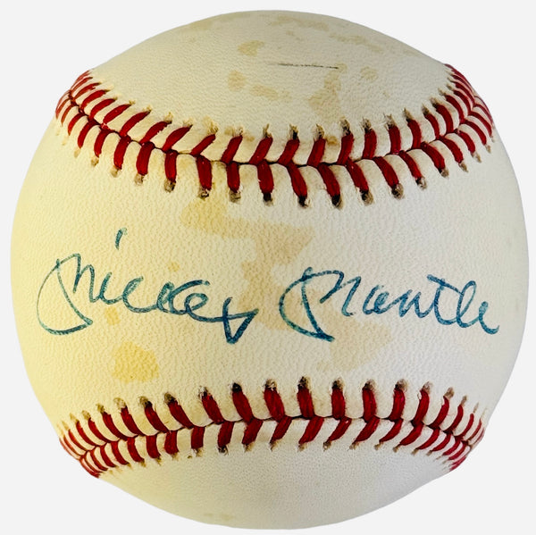 Mickey Mantle Autographed American League Baseball (JSA)