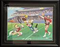 Joe Montana Signed "Catch The Birdie" L.E. Cel 279/750 Upper Deck & Warner Bros. 1996