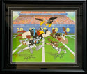 Kerry Collins Tony Boselli Signed "I Say, I Say Ouch" L.E. Cel 9/250 Warner Bros. 1995