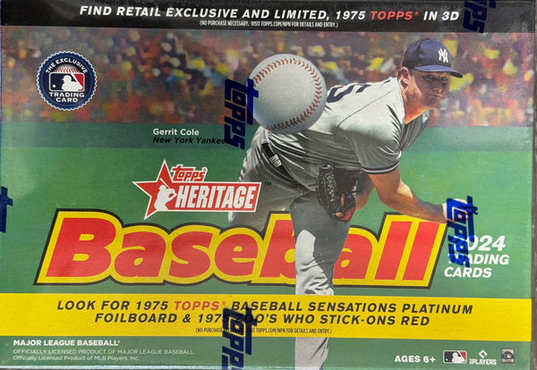 2024 Topps Heritage Baseball Retail Box