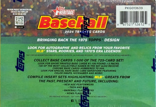 2024 Topps Heritage Baseball Retail Box