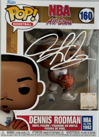 Dennis Rodman Autographed All Star 1992 Funko Pop #160 (JSA)