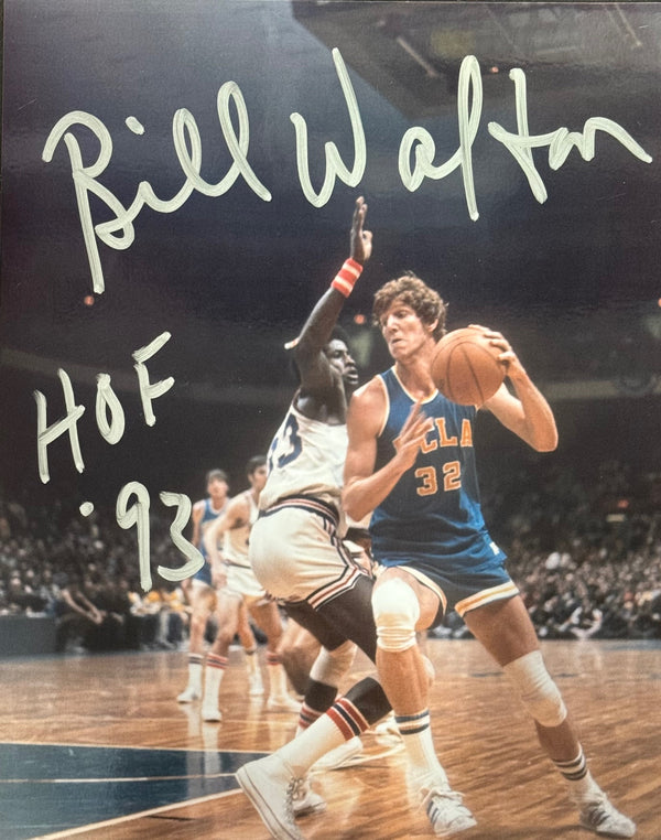 Bill Walton Autographed 8x10 Basketball Photo