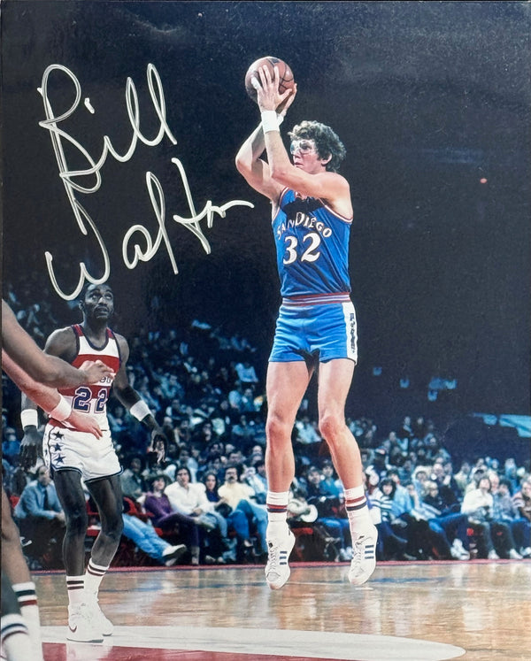 Bill Walton Autographed 8x10 Basketball Photo