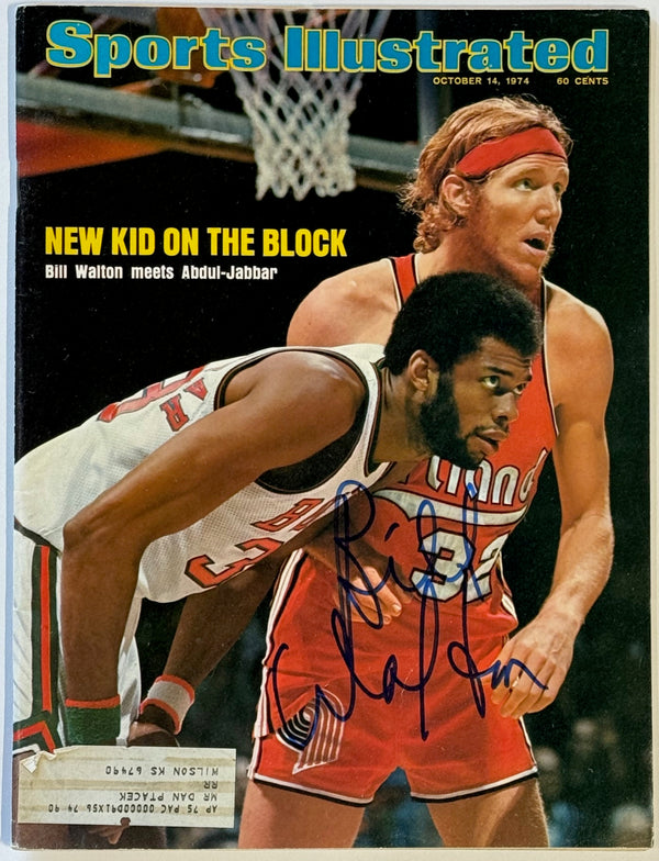 Bill Walton Autographed Sports Illustrated Magazine October 14 1974