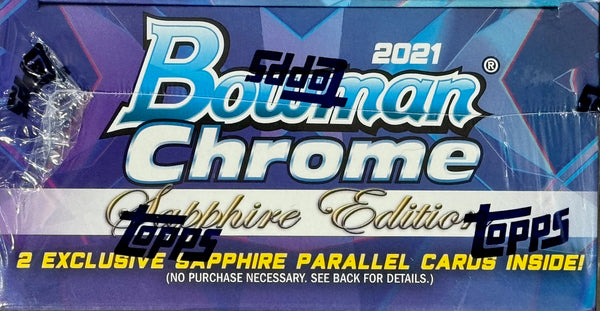 2021 Bowman Chrome Sapphire Edition Baseball Hobby Box