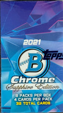 2021 Bowman Chrome Sapphire Edition Baseball Hobby Box