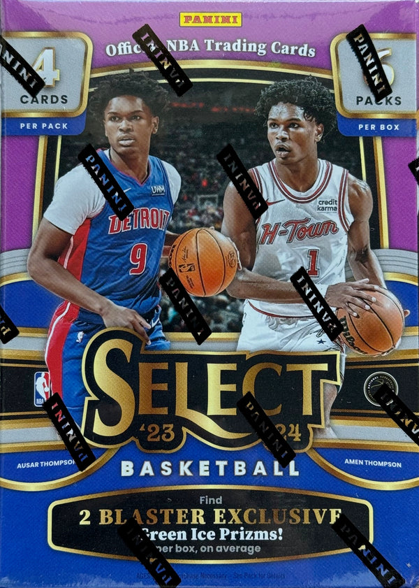 2023-24 Panini Select Basketball Factory Sealed Hobby Blaster Box ~ Green Prizms