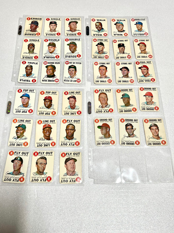 1968 Topps Baseball Game Complete Set 1-33 Cards