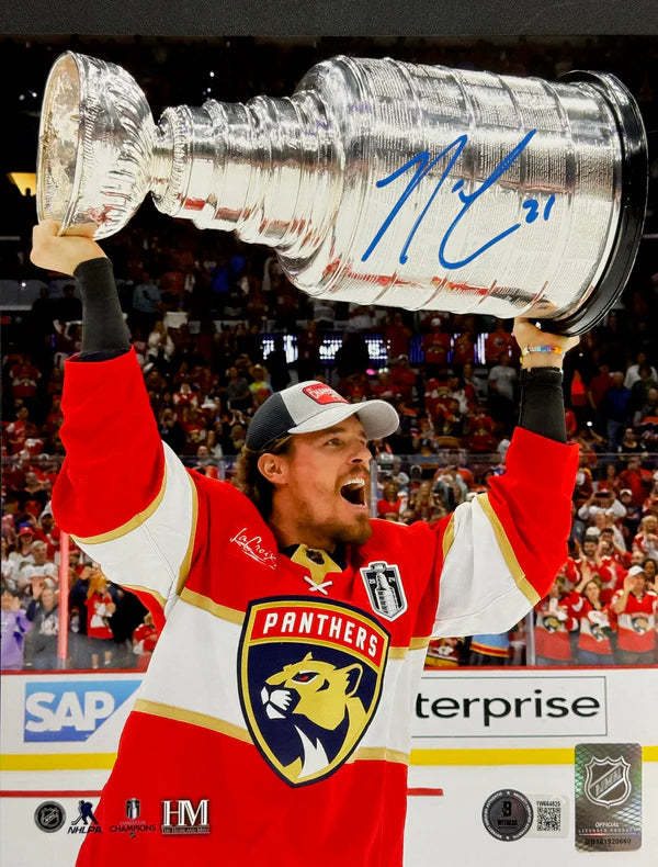 Autographed Florida Panthers 8x10 Bundle (Kulikov, Barkov, Montour, Cousins)