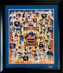 1986 New York Mets Autographed Framed Team Photo