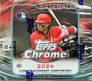 2024 Topps Chrome Baseball Jumbo Hobby Box