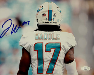 Jaylen Waddle Autographed 8x10 Football Photo (JSA)