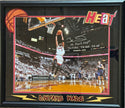 Dwyane Wade Autographed Framed 16x20 Stat Photo #5/25 (Fanatics)