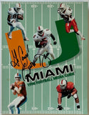 Butch Davis Autographed 1998 Miami Hurricanes Media Guide