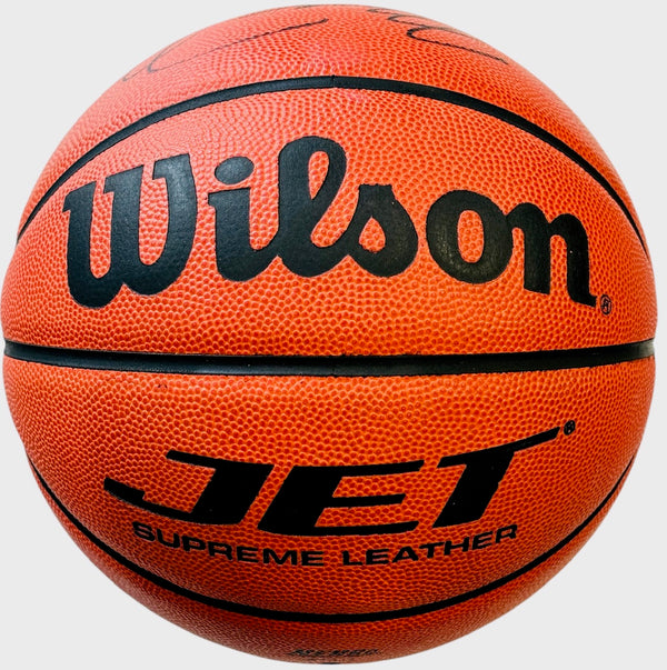 Michael Jordan Signed Wilson Jet Official Basketball with Final Floor Parquet #25/123 (UDA)