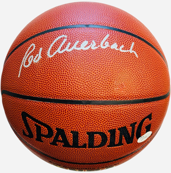 Red Auerbach Autographed Spalding Indoor/Outdoor Basketball (JSA)