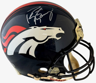 Peyton Manning Autographed Denver Broncos Authentic Helmet (Mounted Memories)