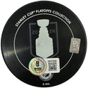 Aleksander Barkov Autographed Panthers Stanley Cup Champions Puck (Beckett Witness)