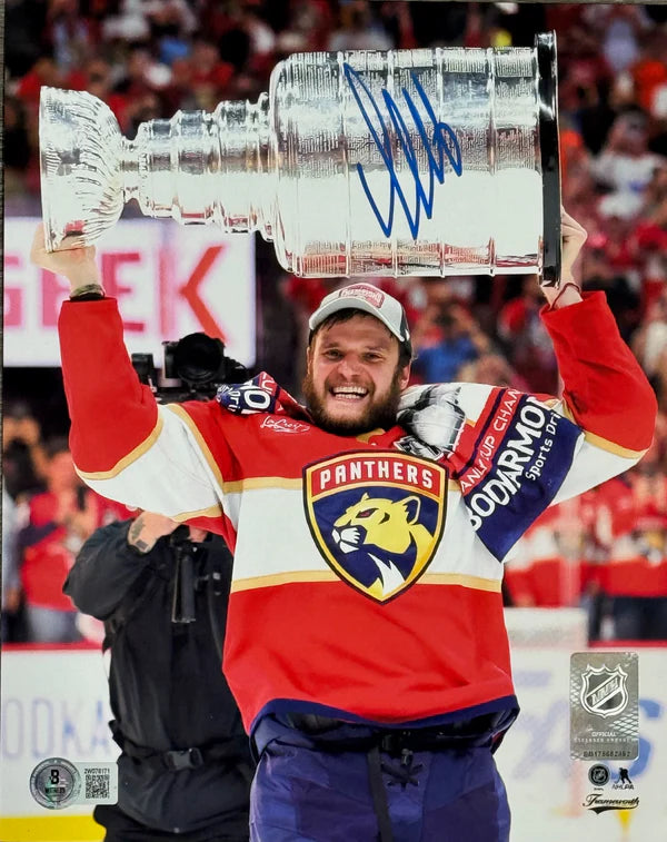 Autographed Florida Panthers 8x10 Bundle (Kulikov, Barkov, Montour, Cousins)