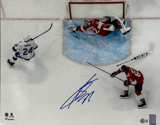 Sergei Bobrovsky Autographed 2024 Save Of The Year 16x20 Photo (Beckett Witness)