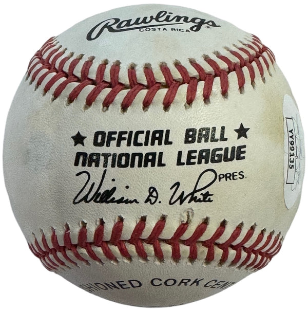 Hank Aaron Autographed Official National League Baseball (JSA)