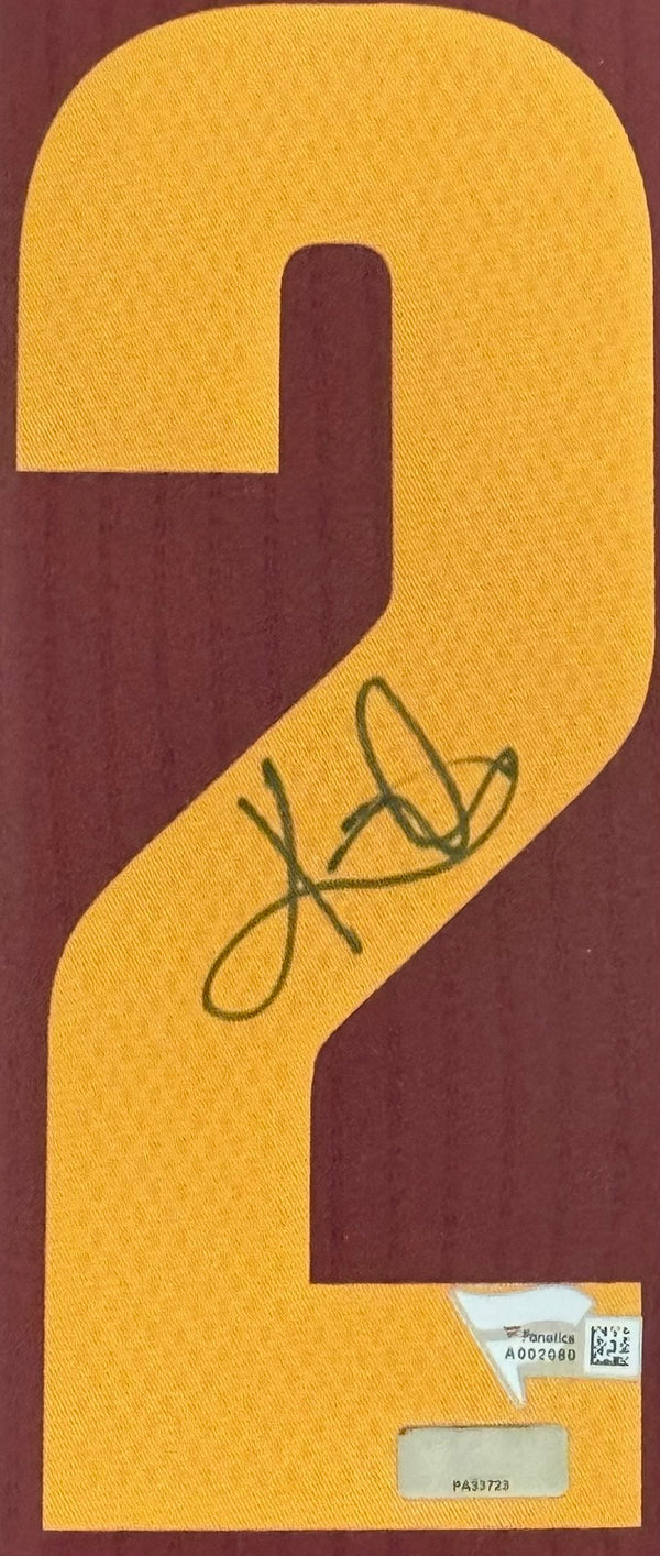 Kyrie Irving Autographed Framed Cleveland Cavaliers Jersey (Fanatics)