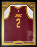 Kyrie Irving Autographed Framed Cleveland Cavaliers Jersey (Fanatics)