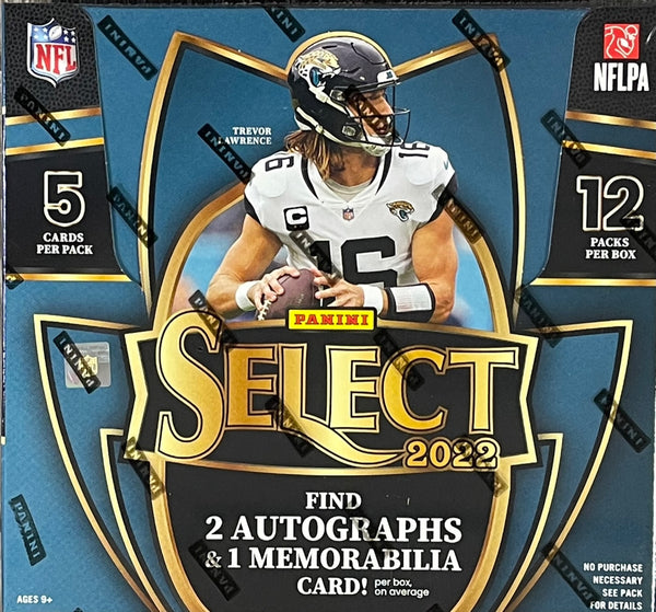 2022 Panini Select NFL Trading Card Hobby Box