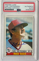 Carl Yastrzemski Signed 1979 Topps Card #320 PSA Slab Authentic Auto