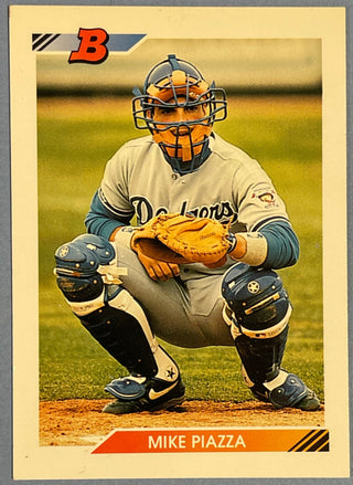 Mike Piazza 1992 Bowman Rookie Card #461