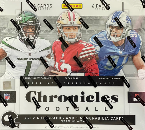 2022 Panini Chronicles NFL Trading Card Hobby Box