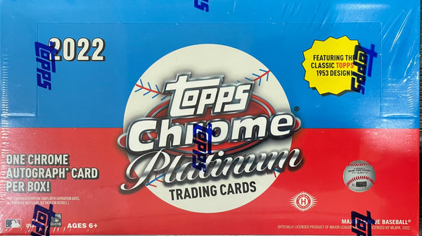 2022 Topps Chrome Platinum Anniversary Baseball Hobby Box