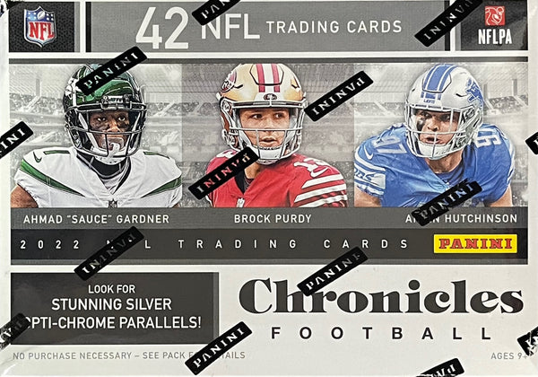 2022 Panini Chronicles Football 6-Pack Blaster Box