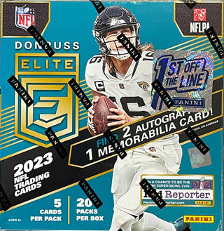 2023 Panini Donruss Elite 1ST Off The Line NFL Trading Card Box