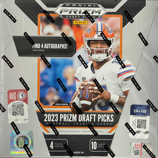 2023 Panini Prizm Draft Picks Collegiate Football Hobby Box