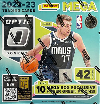 2022-23 Panini Donruss Optic Basketball Fanatics Mega Box (Hyper Green Prizms)