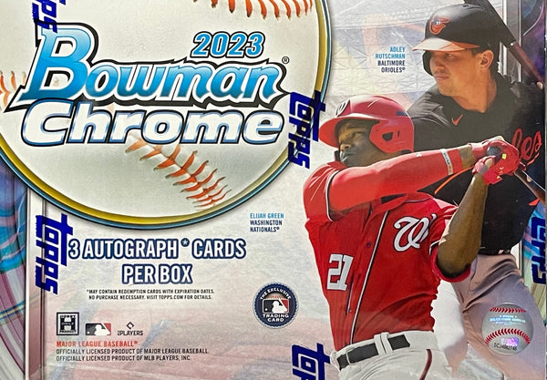 2023 Bowman Chrome Baseball HTA Choice Box