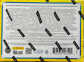 2022-23 Panini Contenders Optic Basketball Hobby Box