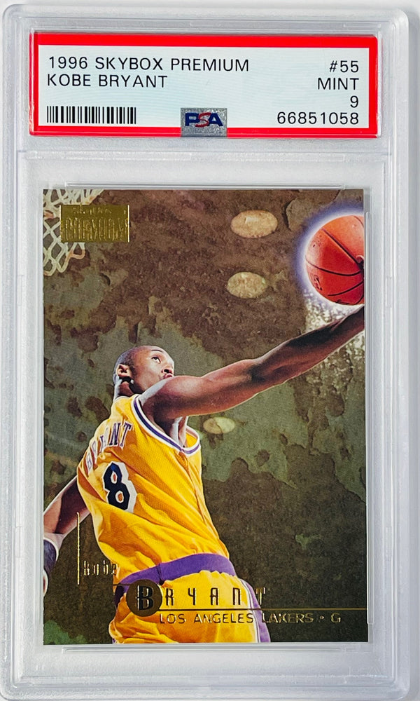 Kobe Bryant 1996 Skybox Premium Rookie Card #55 (PSA 9)