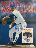 Nolan Ryan Autographed Beckett Magazine October 1989