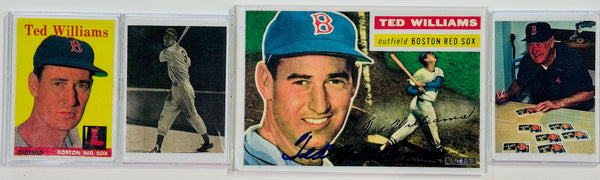 1996 Ted Williams Signature Series Porcelain Baseball Card Collection Autograph #153/521