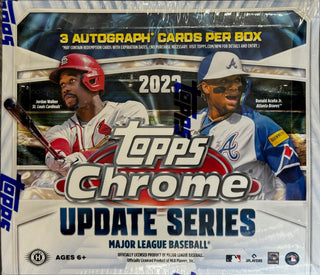 2023 Topps Chrome Update Series Baseball Hobby Jumbo Box