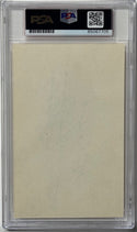 Jesse Owens Autographed 3x5 Index Card (PSA)