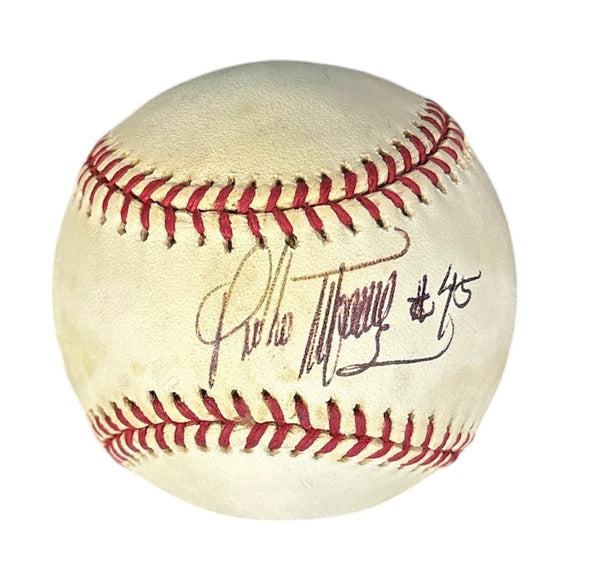 Pedro Martinez Autographed Major League Baseball (JSA)