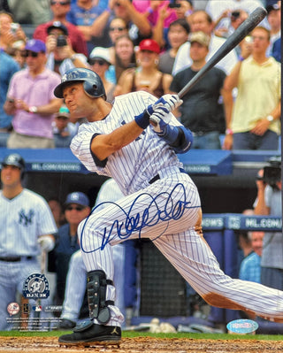 Derek Jeter Signed 8x10 Framed Collage Game Used Dirt (Steiner)