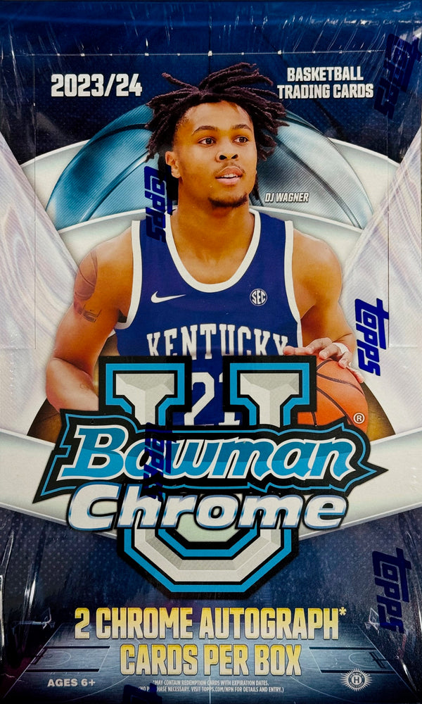 2023-24 Bowman University Chrome Basketball - Hobby Box