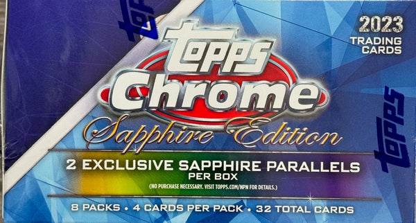 2023 Topps Chrome Sapphire Baseball Hobby Box