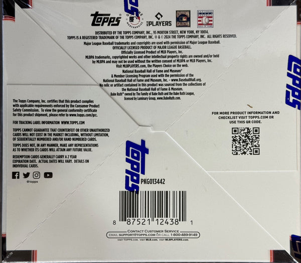 2024 Topps Series 1 Baseball Hobby Jumbo Box